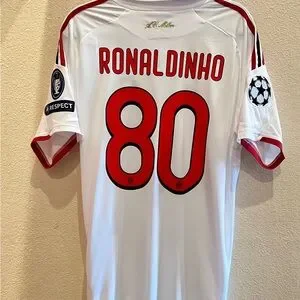 AC Milan 2009/2010 Ronaldinho away UCL jersey